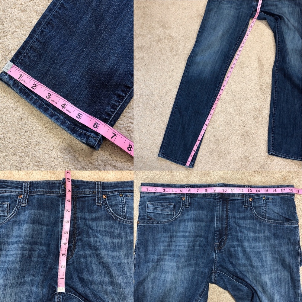 Mavi Mens Jeans Jake Slim Leg Stretch Blue Jeans - Picture 6 of 8